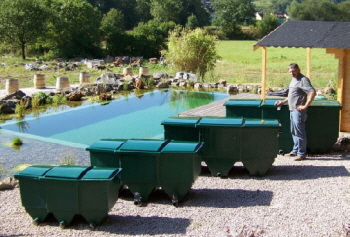 Teichfilter für den Einsteiger Filter -Pond Technics Einkammerfilter bis 20 000 Liter Wasserfall, Skimmfilter oder als einfacher Japanmattenfilter