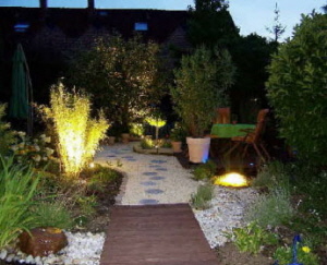 Beleuchtung im Garten